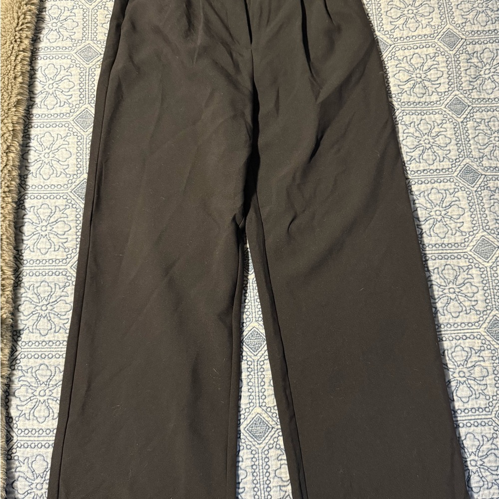 Abercrombie & Fitch Black Dress Pants Straight-Leg